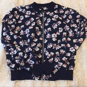 Floral light weight jacket